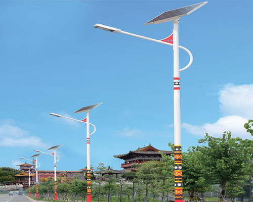 江达民族特色路灯