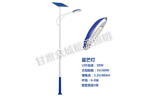 江达太阳能路灯核心技术参数解读